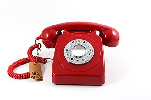 GPO - 746PUSHRED - Telefoon - Rood - Druktoetsen