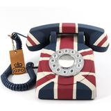 GPO 1970 Retro Druktoets Telefoon - Aan te Sluiten op Modem - Union Jack