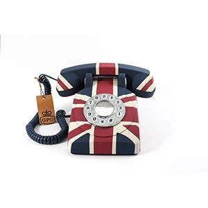 GPO Vintage telefoon, motief: UK-vlag