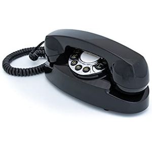 GPO Retro GPOAUDBK Audrey Bedside Push Button Telephone - Black