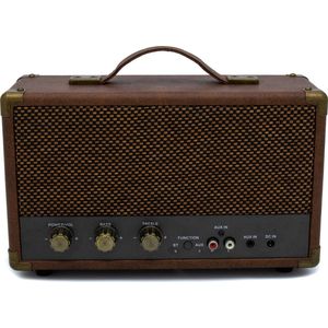 GPO Westwood Retro luidspreker 25 W - bruin