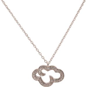 Fate Jewellery Ketting FJ4002 - Love Cloud - 925 Zilver - Ingelegd met Zirkonia kristallen