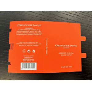 Ormonde Jayne - AMBRE ROYAL - 2ml EDP Original Sample