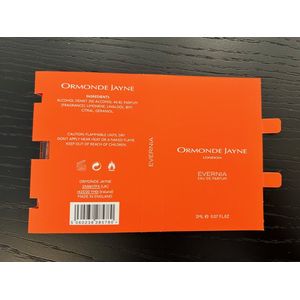 Ormonde Jayne - EVERNIA - 2ml EDP Original Sample