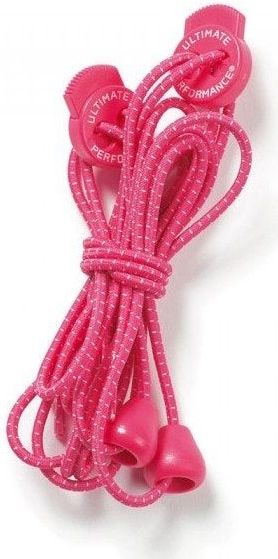 Ultieme - Elastische Veters - Hot Pink - 118 cm - Reflecterend