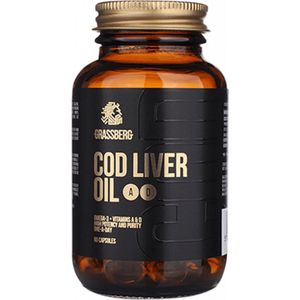 Cod Liver Oil + A + D (60 Caps) Unflavoured