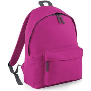 Original Fashion Backpack/Rugzak BagBase - 18 Liter Fuchsia