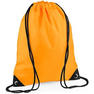Premium Gymsac Sporttas BagBase - 11 Liter Fluorescent Orange