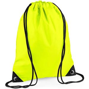 Premium Gymsac Sporttas BagBase - 11 Liter Fluorescent Yellow