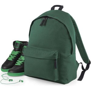 Junior Fashion Backpack/Rugzak BagBase - 12 Liter Bottle Green