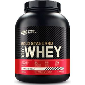 Optimum Nutrition Gold Standard Whey Pulver, 2273 g