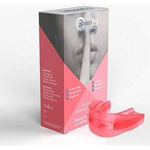 SleepPro Easifit Pink Snurkbeugel | Makkelijkste oplossing om met snurken te stoppen | Anti Snurk beugel | Nooit meer snurken | Apneu | Mandibulair Repositie Apparaat - MRA | Made in UK