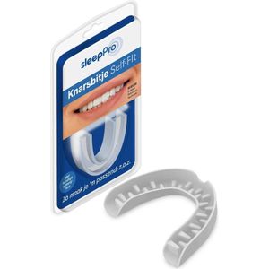 SleepPro Knarsbitje Self Fit | Unieke pasvorm | One Size Fits All | Hulp bij tandenknarsen