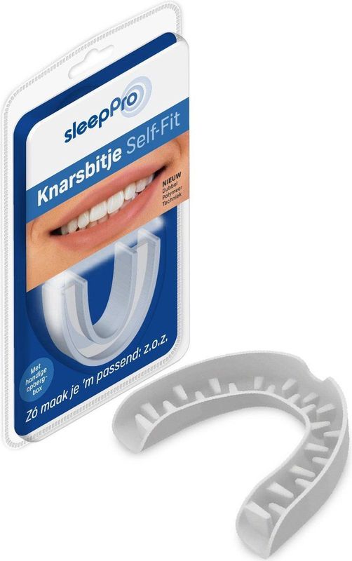SleepPro Knarsbitje Self Fit | Unieke pasvorm | One Size Fits All | Hulp bij tandenknarsen