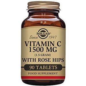Solgar Vitamin C 1500 mg with Rose Hips tabletten, 90