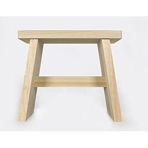 Badkamerkruk 40x30x46 cm massief walnotenhout kopen