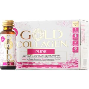 Gold Collagen Pure - Vloeibaar Supplement - 11 Actieve Ingrediënten - Huid Haar Nagels