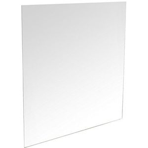 Mungai Mirrors Vierkante spiegel van acryl (15 cm), zilver, 44,5 x 44,5 x 0,3 cm