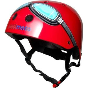 Kiddimoto helm Red Goggle Small