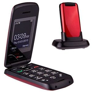 TTfone Star TT300 2G ontgrendelde mobiele telefoon (scherm: 2 inch - 1 MB - enkele SIM) rood