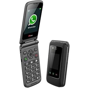 TTfone Titan TT950 Whatsapp 3G Touchscreen Senior Grote Knop Flip Mobiele Telefoon EE Pay As You Go