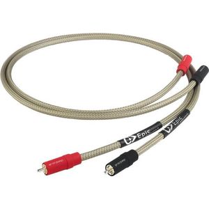 The Chord Company | Epic X Aray Analogue RCA Interlink | verzilverde geleiders | stereoset 2 stuks | 1,0 meter
