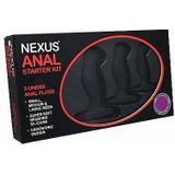 Nexus G-Play Trio - Buttplug set - Zwart