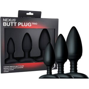 Nexus Butt Plug Trio Set - Anale Starter Set - 3 stuks