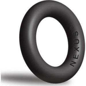 Nexus Enduro Dikke Siliconen Super Stretchy Cock Ring, Zwart