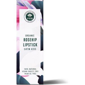PHB Ethical Beauty Organic Rosehip Satin Sheen Lipstick - Raspberry