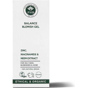 Phb Ethical Beauty Moisturisers Balance Blemish Gel Vette Huid/acne 20ml