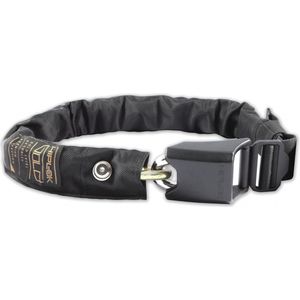 Hiplok GOLD, Kettingslot, Unisex, ALL BLACK, Sluitomtrek 85 cm