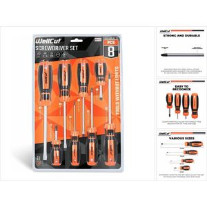 WC-SD8 Magnetische Schroevendraaierset | 8-delig