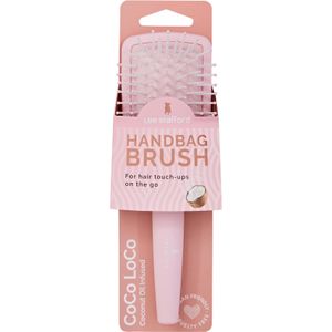 Lee Stafford - Coco Loco Handbag Paddle Brush - Haarborstel - Zwart - Natuurlijke en Synthetische Haren