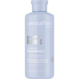 Lee Stafford Bleach Blondes Ice White Toning Shampoo 250 ml