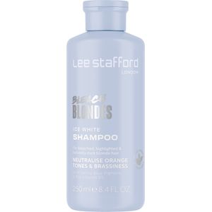 Lee Stafford Bleach Blondes Ice White Toning Shampoo 250 ml