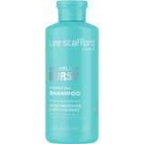 Lee Stafford Moisture Burst Hydrating Shampoo intensief regenererende shampoo voor Beschadigd Haar 250 ml