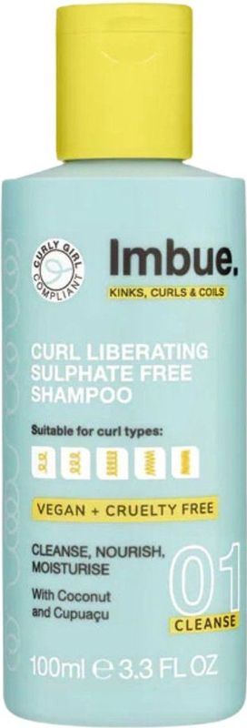 Imbue - Curl Liberating - Shampoo - 100 ml - Sulfaatvrij - Vegan