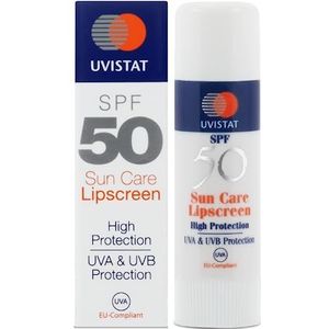 Multibuy 4x UVISTAT SPF 50 Zonneverzorging Lipscreen - 5g