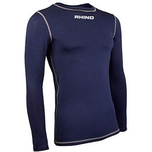 Rhino Unisex's Tagless Baselayer, marine, medium