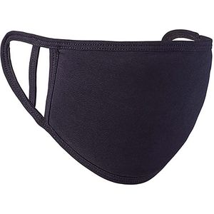WASBARE MONDKAPJES - MONDKAPJE WASBAAR - MONDMASKER - MONDKAPJE - MONDKAPJES - ZWART - PER STUK VERPAKT (AFNOR GECERTIFICEERD)
