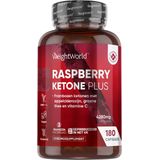 Afslankmiddelen - Raspberry Ketone - 180 Capsules - Vegan