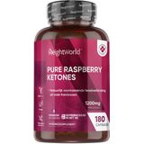 WeightWorld Raspberry Ketone Pure - 1200 mg - 180 vegan capsules voor 6 maanden voorraad