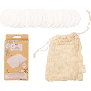 STYLPRO - Bamboe Make-Up Remover Pads - 16 Stuks - 100% Vegan - 3-Laags
