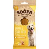 Soopa Jumbo Dental Sticks met banaan & pindakaas voor de hond
