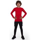 PowerLayer by TCA - Compressietop - Rood - Lange Mouwen - Heren en Jongens