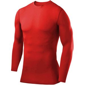 PowerLayer by TCA - Compressietop - Rood - Lange Mouwen - Heren en Jongens