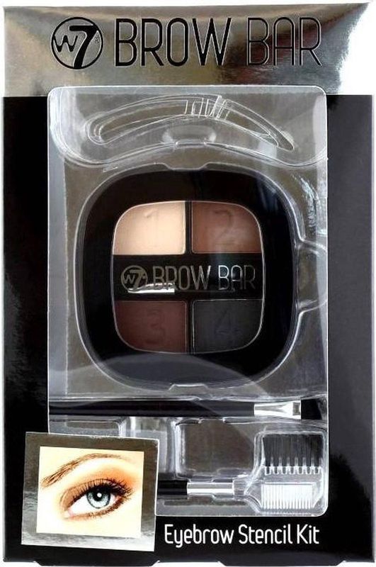 W7 Brow Bar Eyebrow Stencil Kit
