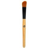 W7 - Angled Foundation Brush - Make-up Accessoire - Zwart - Kunststof