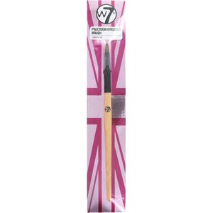 W7 - Precision Eyeliner Brush - Make-up Kwast - Zwart - Synthetisch